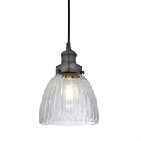 Brooklyn Glass Cone Pendant 180mm