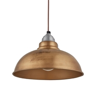 Industville Old Factory Pendant Brass 305mm