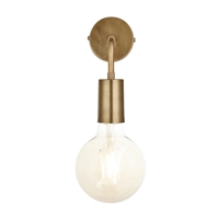 Industville Sleek Edison Wall Light Brass 140mm