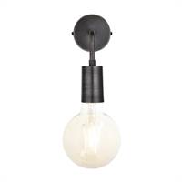 Industville Sleek Edison Wall Light Pewter 140mm