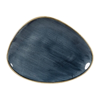 Churchill Stonecast Triangular Plates Blueberry 265mm (12 Pack)