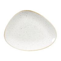 Churchill Stonecast Triangular Plates Barley White 265mm (12 Pack)