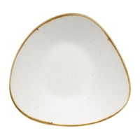 Churchill Stonecast Triangular Shallow Bowls Barley White 210mm (12 Pack)