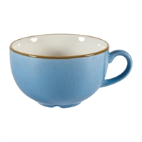 Churchill Stonecast Cappuccino Cups Cornflower Blue 340ml 12oz (12 Pack)