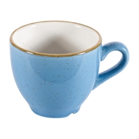 Churchill Stonecast Espresso Cups Cornflower Blue 100ml 3.5oz (12 Pack)
