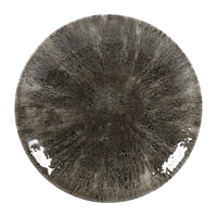 Churchill Stone Quartz Black Evolve Coupe Plates 165mm (12 Pack)