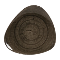 Churchill Stonecast Patina Lotus Plates Iron Black 311mm (6 Pack)