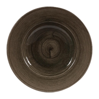 Churchill Stonecast Patina Profile Wide Rim Bowls Iron Black 280mm (12 Pack)