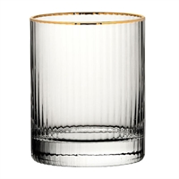 Verres à whisky bord doré Hayworth Utopia 325 ml (lot de 6)