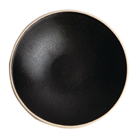 Olympia Canvas Shallow Tapered Bowls Delhi Black 200mm (6 Pack)