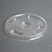 Fiesta Compostable PLA Cold Cup Flat Lids 12oz / 16oz / 20oz (1000 Pack)