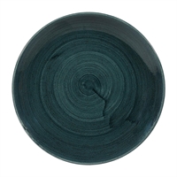 Churchill Stonecast Patina Coupe Plates Rustic Teal 217mm (12 Pack)