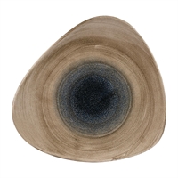 Churchill Stonecast Aqueous Triangular Plates Bayou Taupe 265mm (12 Pack)