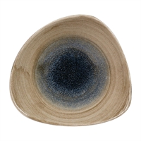 Churchill Stonecast Aqueous Triangular Bowls Bayou Taupe 21oz 235mm