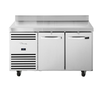 True Double Door Counter Fridge TCR1/2-CL-SS-DL-DR