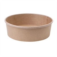Fiesta Compostable Round Kraft Salad Bowls (300 Pack)