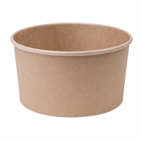 Fiesta Compostable ronde kraft saladeschaal 1Ltr (300 stuks)