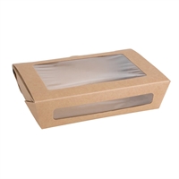 Fiesta Compostable Salad Box with PLA Window (200 Pack)