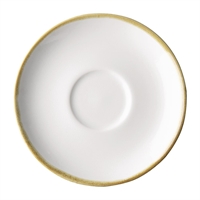 Olympia Kiln 230ml Cups Saucers Chalk 140mm (6 Pack)