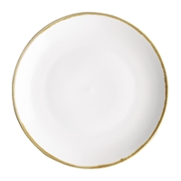 Olympia Kiln Chalk Round Coupe Plates 280mm (4 Pack)