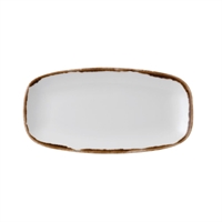 Dudson Harvest Oblong Chefs Plates Natural 355 x 189mm (6 Pack)