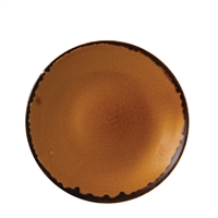 Dudson Harvest Deep Coupe Plates Brown 255mm (12 Pack)