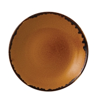 Dudson Harvest Deep Coupe Plates Brown 281mm (12 Pack)