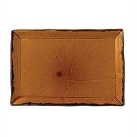 Dudson Harvest Rectangular Trays Brown 230 x 336mm (6 Pack)