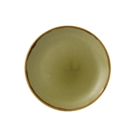 Dudson Harvest Evolve Coupe Plates Green 165mm (12 Pack)