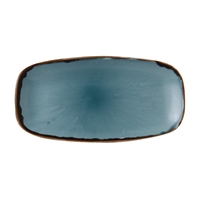 Dudson Harvest Oblong Chefs Plates Blue 298 x 153mm (12 Pack)