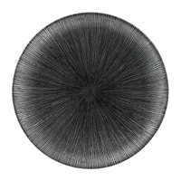 Churchill Studio Prints Agano Coupe Plates Black 288mm (12 Pack)