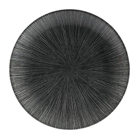 Churchill Studio Prints Agano Coupe Plates Black 217mm (12 Pack)