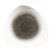 Churchill Studio Prints Raku Triangle Plates Quartz Black 311mm (6 Pack)