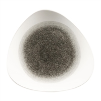 Churchill Studio Prints Raku Triangle Plates Quartz Black 265mm (12 Pack)