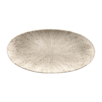 Churchill Studio Prints Stone Chefs Plates Agate Grey 299 x 150mm (12 Pack)