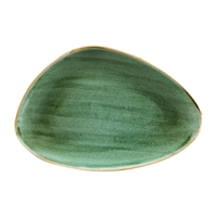 Churchill Stonecast Triangular Chefs Plates 304 x 205mm Samphire Green (6 Pack)