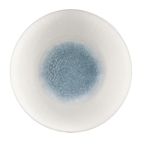 Churchill Bamboo Centre Print Deep Coupe Plates Topaz Blue 281mm (12 Pack)