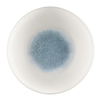 Churchill Bamboo Centre Print Deep Coupe Plates Topaz Blue 255mm (12 Pack)