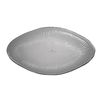 Churchill Bamboo Organic Oval Glasses Platter Dusk 295 x 162mm (6 Pack)