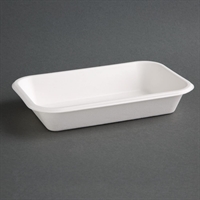 Fiesta Compostable Bagasse Food Trays (50 Pack)