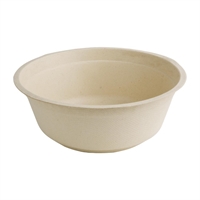Fiesta Compostable Bagasse Round Bowls Natural Colour (50 Pack)