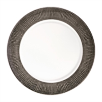Churchill Bamboo Spinwash Footed Plates Dusk 260mm (12 Pack)