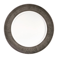 Churchill Bamboo Spinwash Footed Plates Dusk 305mm (12 Pack)