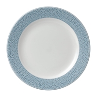 Churchill Isla Spinwash Profile Footed Plates Ocean Blue 232mm (12 Pack)