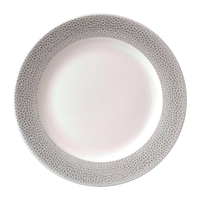 Churchill Isla Spinwash Profile Footed Plates Shale Grey 260mm (12 Pack)