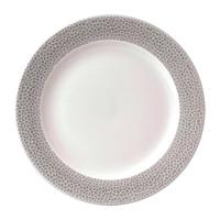 Churchill Isla Spinwash Profile Footed Plates Shale Grey 232mm (12 Pack)