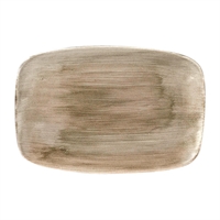 Churchill Stonecast Patina Oblong Chefs' Plates Antique Taupe 343x245mm (6 Pack)