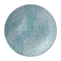 Churchill Med Tiles Deep Coupe Plates Aquamarine 239mm (12 Pack)