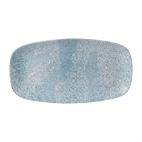 Churchill Med Tiles Oblong Plates Aquamarine 352x187mm (6 Pack)