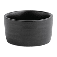 Olympia Cavolo Dipping Dishes Textured Black 67mm (12 Pack)